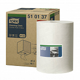 Нетканый материал в малом рулоне Tork Premium 510137, W3, белый